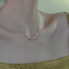 Multi-layer stacked Shijia pearl sweater chain long necklace women's round strong light Joker feeling autumn and winter accessories manufacturers batch