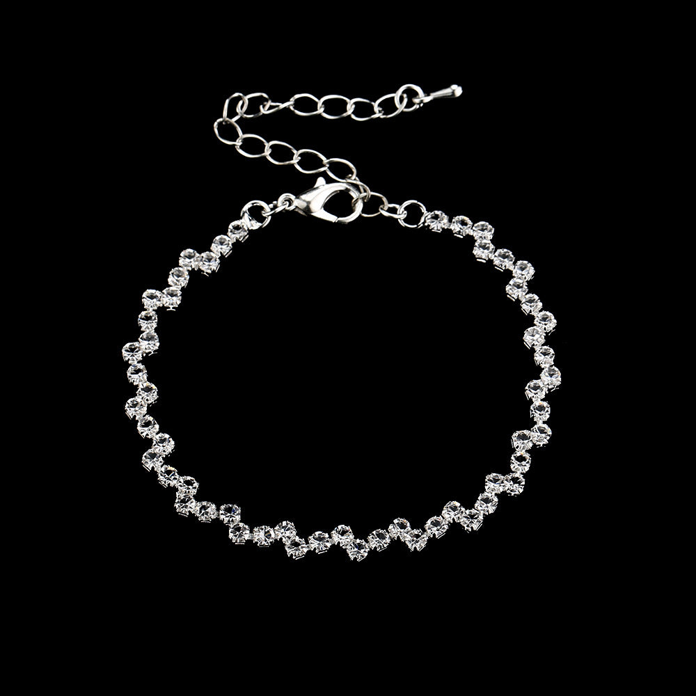 Factory Direct Approval Fashion Wedding Wedding Photography Accessories Earrings Necklace Bracelet Set Combination Multiple Choice