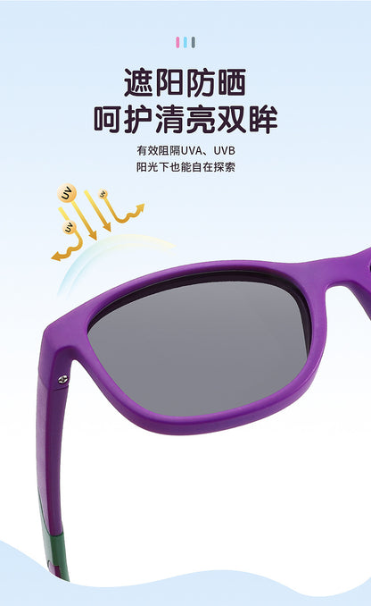 2026 New Children's Polarized Sunglasses Cycling Sunglasses Boys and Girls Sunglasses Outdoor Sports Glasses S707
