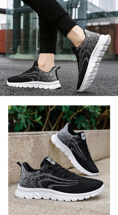 Sports Shoes for Men, New Summer Running Shoes, Breathable Korean Style Trendy Casual Shoes, Popular Lace-Up Shoes for Students, Men