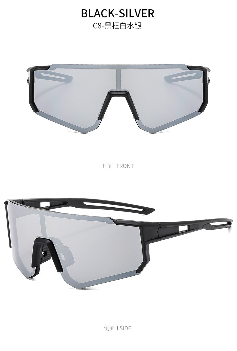 European and American Hot-Selling Goggles, Cycling Sunglasses, Mountaineering Men's Ski Colorful Dynamic Windproof and Anti-Uv Women's Sunglasses