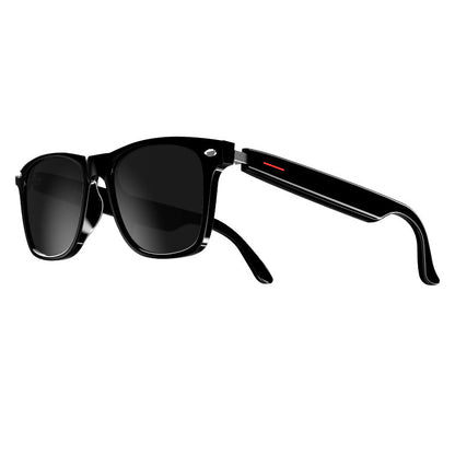 Smart Ai Bluetooth Translation Glasses, Sunglasses, Polarized, Anti-Uv, Anti-Blue Light, Listening to Music and Calls, Transparent Lens Replacement