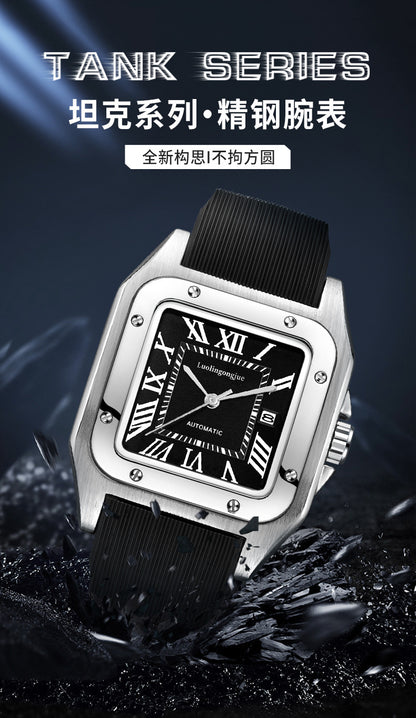 Hollow striped shandushi automatic mechanical wholesale men's watch men's atmospheric large dial waterproof mechanical watch