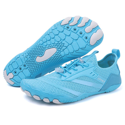 New Outdoor Beach Shoes Swimming Diving Wading Shoes Couple Non-slip Tracing Shoes Hiking Five Finger Fitness Hiking Shoes