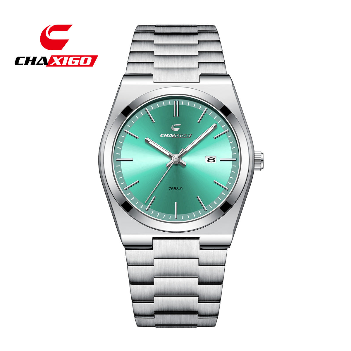Swiss Brand Chaxigo Ultra-Thin Men's Watch Waterproof Luminous Quartz Watch Alloy Export Hot Model Dropshipping