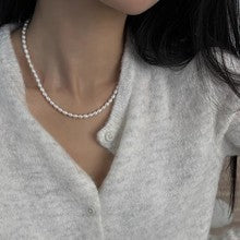 Multi-layer stacked Shijia pearl sweater chain long necklace women's round strong light Joker feeling autumn and winter accessories manufacturers batch