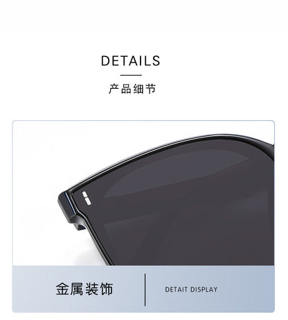 Folding Sunglasses New Style High-End Look Slimming Face Uv Protection Driving Fashion Polarized Glasses for Men and Women Cross-Border Trade