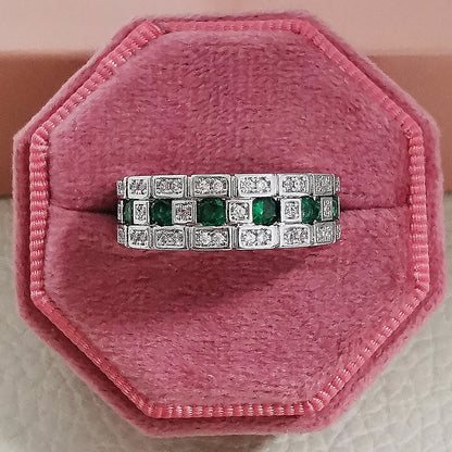 Amazon cross-border e-commerce niche design high-end ring women's classic all-match plain ring ring r7112