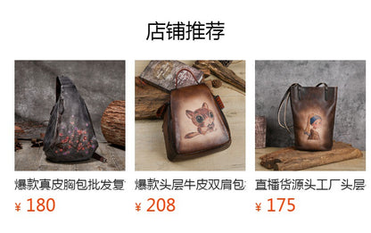 HENGDEWEI Vintage Genuine Leather Women’s Long Wallet | মেয়েদের প্রিমিয়াম লেদার লং ওয়ালেট