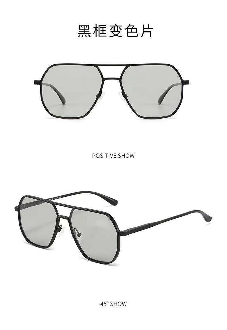 New Polarized Men's Driving, Fishing, High-Definition Day and Night Color-Changing Trendy Anti-Uv Sunglasses