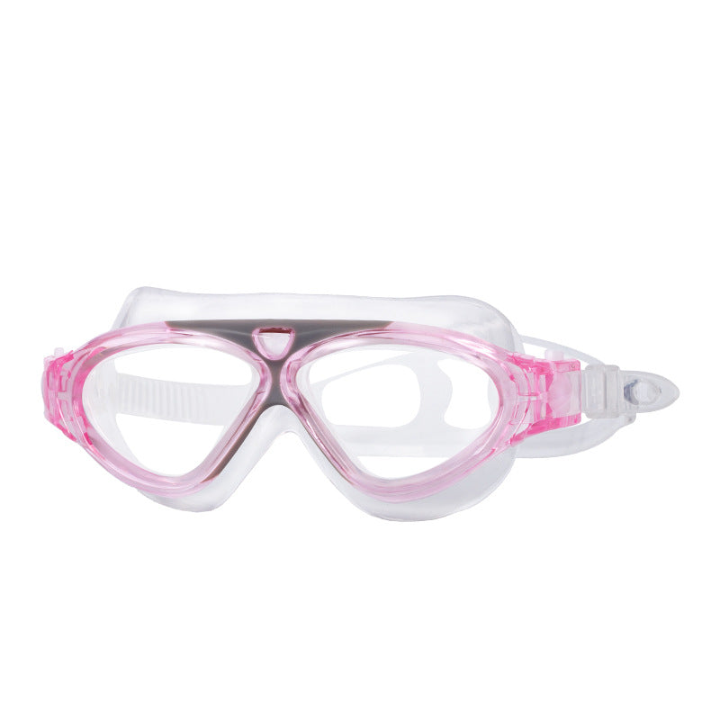 Large-Frame Swimming Goggles Liquid Silicone New Waterproof Diving Outdoor Sports Equipment Glasses Diving Goggles Wholesale