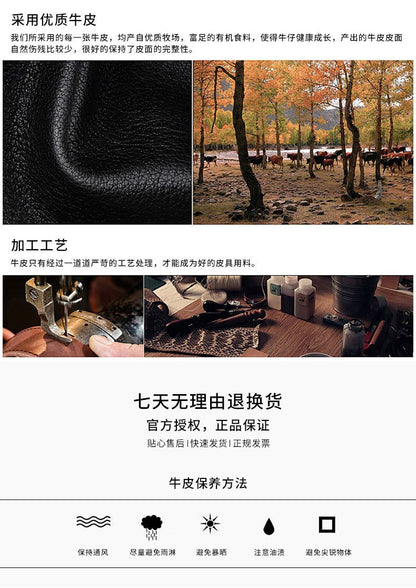 King Paul men's wallet long leather multi card slot fashion retro color hand bag card wallet wholesale