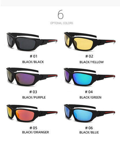 Polarized outdoor riding sports glasses cross-border fishing sunglasses driver sunglasses men and women new TEMU hot sale
