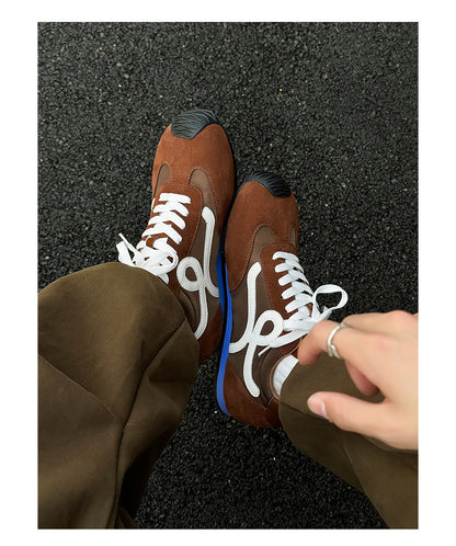 Spring and Autumn Sports Casual Shoes Trendy All-match Forrest Gump Shoes 2025 Spring New Single-layer Shoes Simple Lightweight German Training Shoes