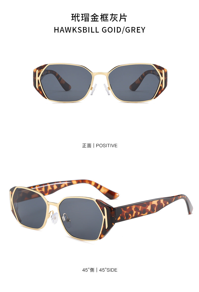 Small ice sunglasses women's high-end sense retro potato glasses 2025 new sunglasses UV protection