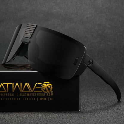 Heat Wave Sunglasses Sports Outdoor Cycling One-Piece Glasses Goggles Uv400 High Quality Vector