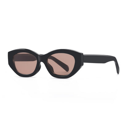 Xin Zhilei Same Style Cat's Eye Sunglasses Women's High-end Retro Polarized Sunglasses UV-proof Proximity Scopes