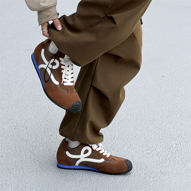 Spring and Autumn Sports Casual Shoes Trendy All-match Forrest Gump Shoes 2025 Spring New Single-layer Shoes Simple Lightweight German Training Shoes