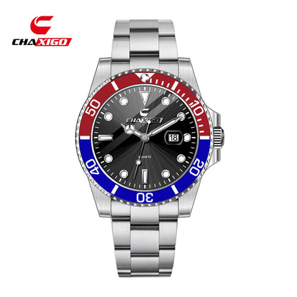 Swiss CHAXIGO quartz watch cross-border watch wholesale new green water ghost quartz luminous waterproof men's watch