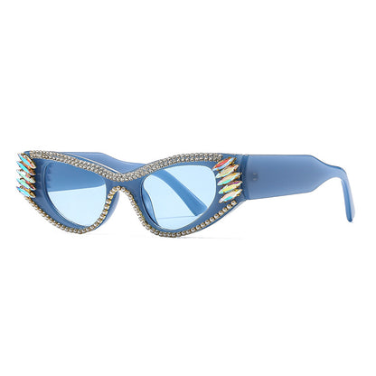 New Cross-Border European and American Cat-Eye Sunglasses for Women, Outdoor Driving and Driving Uv Protection Sunglasses