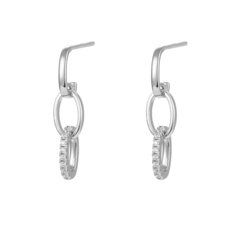 Cross-Border Exclusive Supply of Versatile and High-End Ear Cuffs with an Instagram-Worthy Style, Featuring a Fashionable and Simple U-Shaped Design with Diamond Accents and a Unique Ear Cuff Earring Set