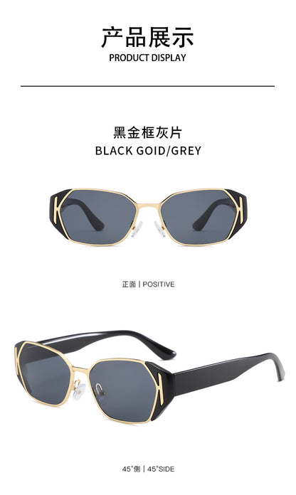 Small ice sunglasses women's high-end sense retro potato glasses 2025 new sunglasses UV protection