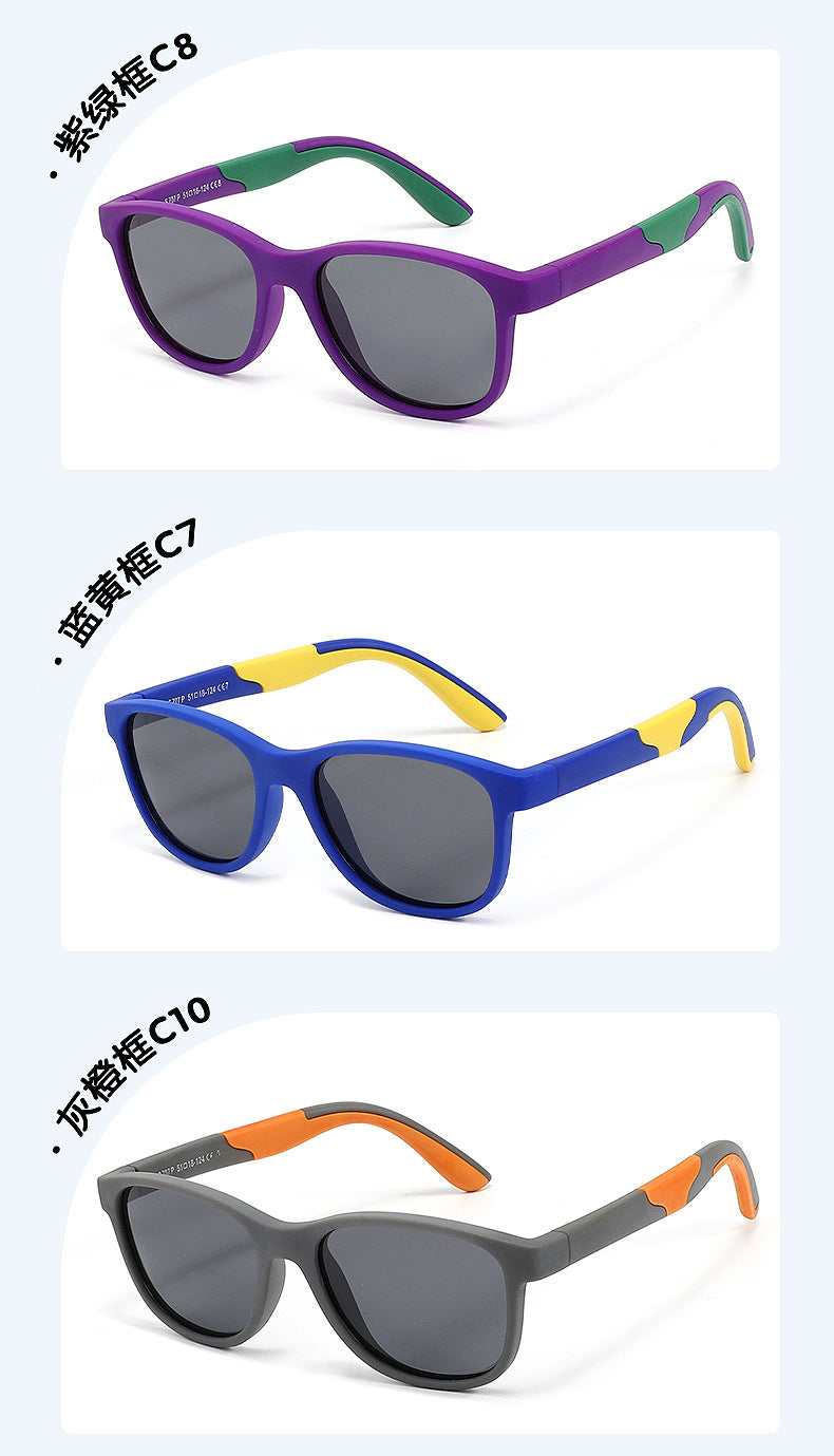 2026 New Children's Polarized Sunglasses Cycling Sunglasses Boys and Girls Sunglasses Outdoor Sports Glasses S707