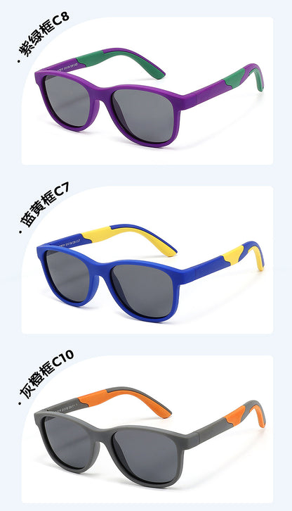 2026 New Children's Polarized Sunglasses Cycling Sunglasses Boys and Girls Sunglasses Outdoor Sports Glasses S707