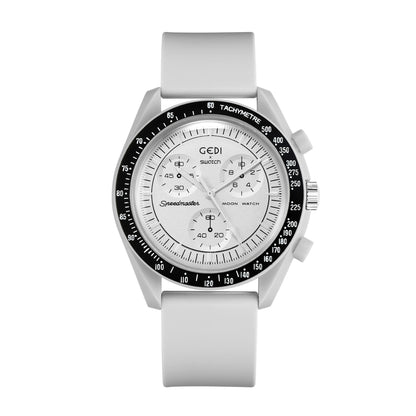 GEDI GEDI Fashion Candy Color Silicone Tape Middle School Students' High Color Value Large Dial Quartz Sports Watch 31020