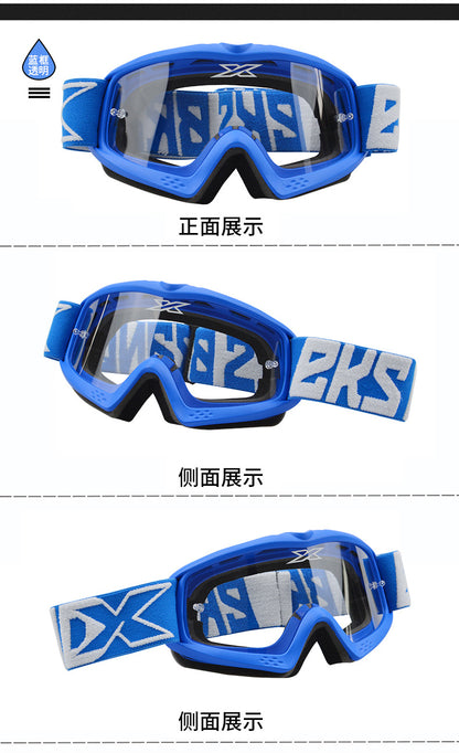 EKS BRAND children's off-road goggles teenagers motorcycle goggles transparent helmet motorcycle glasses #8060
