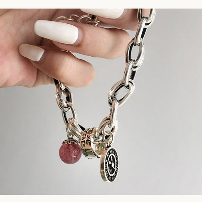 Niche Design Love Square Brand Sterling Silver Bracelet 2025 New Summer Girl Cold Wind Couple Girlfriend Gift