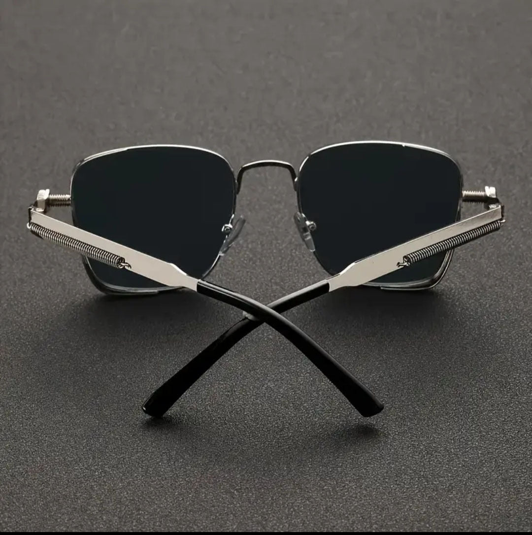 Cross-border European and American New Light Luxury High-end Sunglasses for Men and Women Retro Metal Frame Sunglasses Personalized Sunglasses