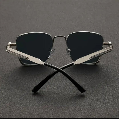 Cross-border European and American New Light Luxury High-end Sunglasses for Men and Women Retro Metal Frame Sunglasses Personalized Sunglasses