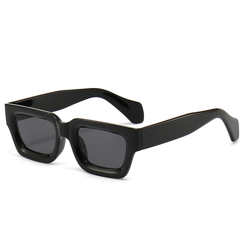 Retro Concave Small Frame Square Sunglasses 2023 New Sunglasses European and American Cross-Border Street Photography Sun Protection Trendy Sunglasses