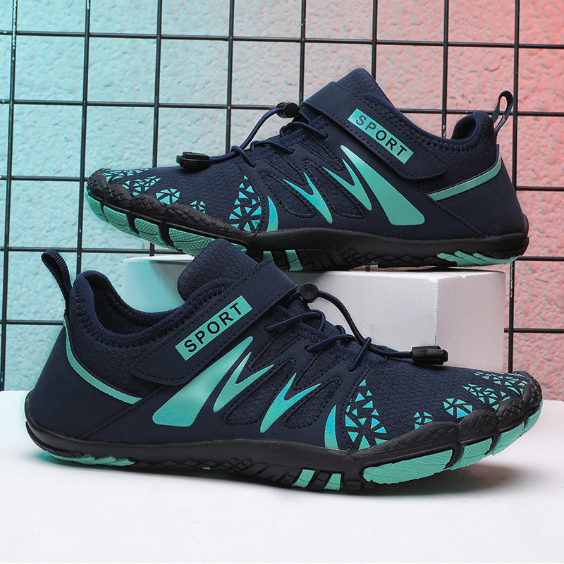 New Outdoor Beach Shoes Swimming Diving Wading Shoes Couple Non-slip Tracing Shoes Hiking Five Finger Fitness Hiking Shoes