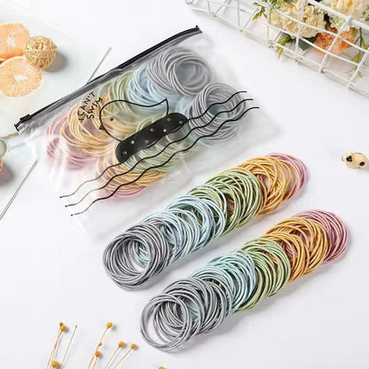 Korean version of thin head rope high elastic small rubber band hair band adult simple head rope women hair rubber band wholesale