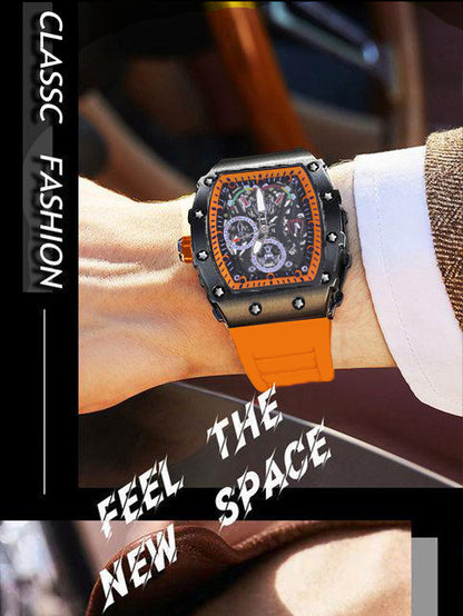 ZIDO Brand Fashion High Color Value Casual Sports Automatic Waterproof Luminous Men's Watch 1709
