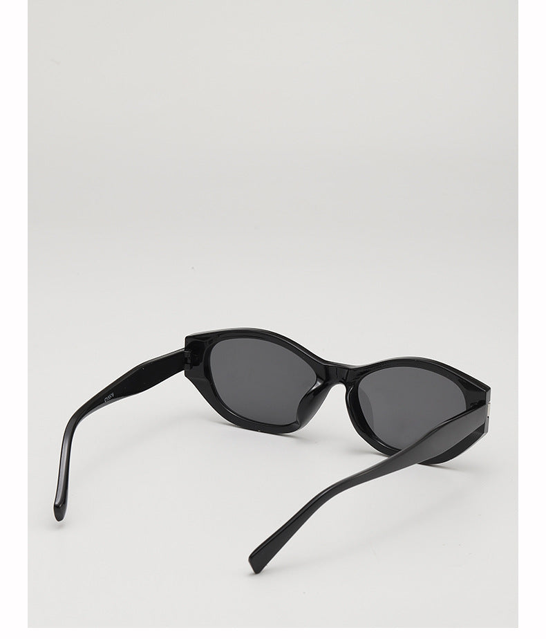 Fashion Retro Cat's Eye Distinctive Anti-UV Sunglasses Women's High-Level Street Photoshoot Concave Sunscreen Decorative Sunglasses