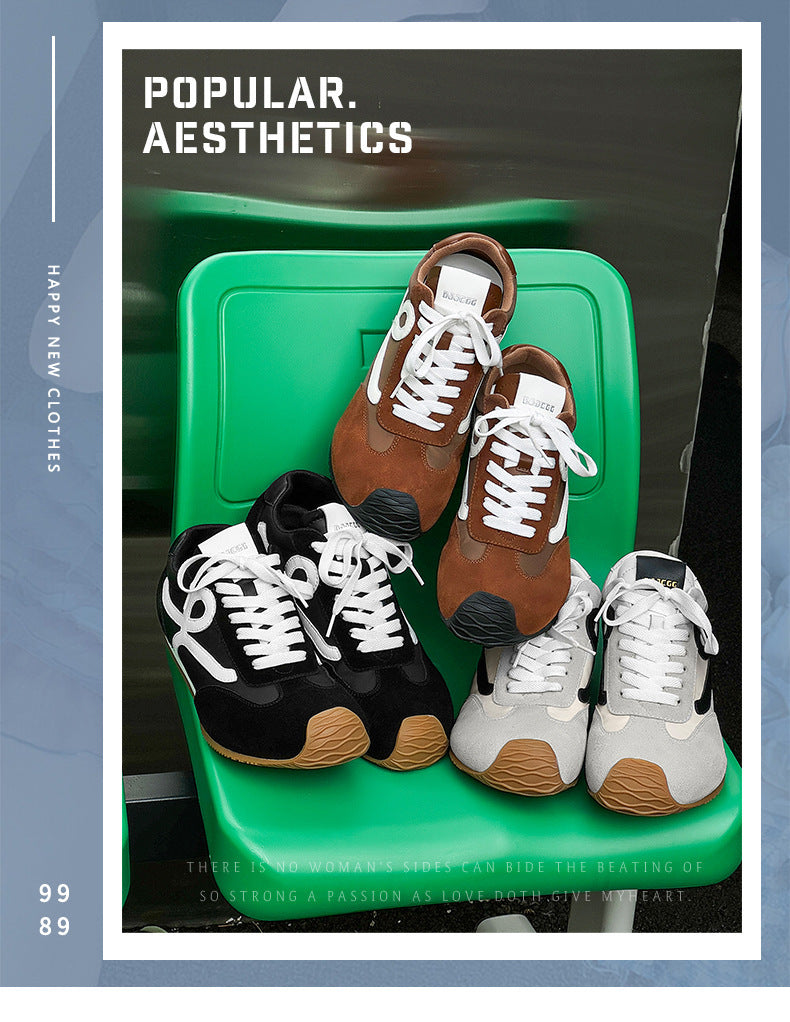 Spring and Autumn Sports Casual Shoes Trendy All-match Forrest Gump Shoes 2025 Spring New Single-layer Shoes Simple Lightweight German Training Shoes