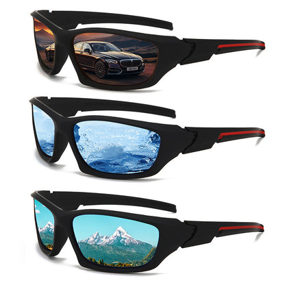 Polarized outdoor riding sports glasses cross-border fishing sunglasses driver sunglasses men and women new TEMU hot sale