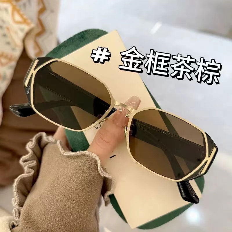 Small ice sunglasses women's high-end sense retro potato glasses 2025 new sunglasses UV protection