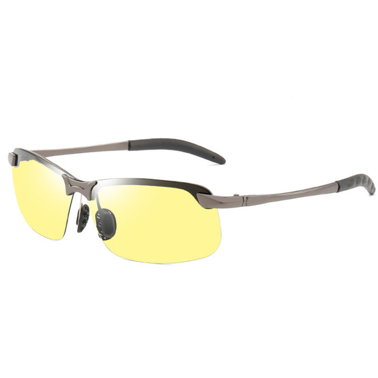 Polarized Glasses 3043 Color Changing Polarized Sunglasses Men's Fashion Fish Shooting Color Changing Glasses Outdoor Sports Sunglasses