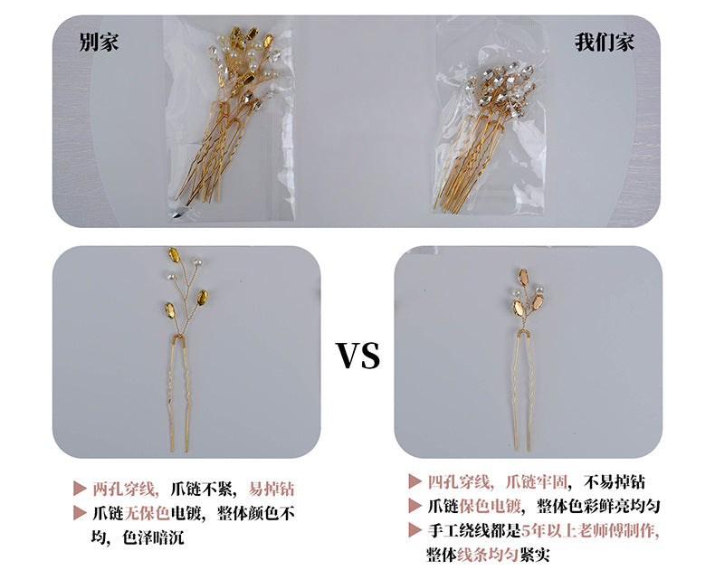 European and American Bride Jewelry Three-piece Suit High-class Dance Wedding Jewelry Alloy Diamond Crown Necklace Earrings suit