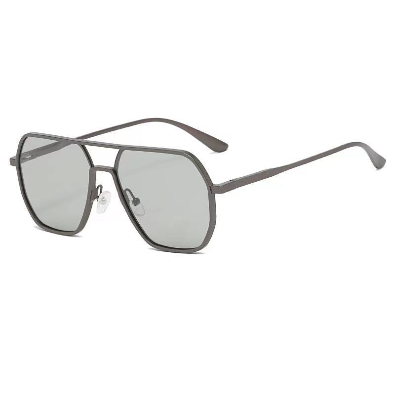 New Polarized Men's Driving, Fishing, High-Definition Day and Night Color-Changing Trendy Anti-Uv Sunglasses