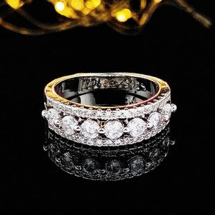 Amazon cross-border e-commerce niche design high-end ring women's classic all-match plain ring ring r7112