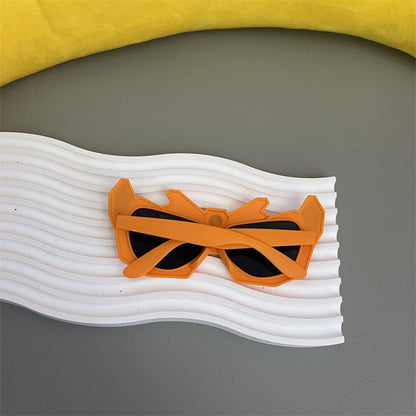 New Baby Sunglasses, Cute Boy Cartoon Mecha, Funny Street Photography, Trendy Anti-Uv Sunscreen Children's Sunglasses