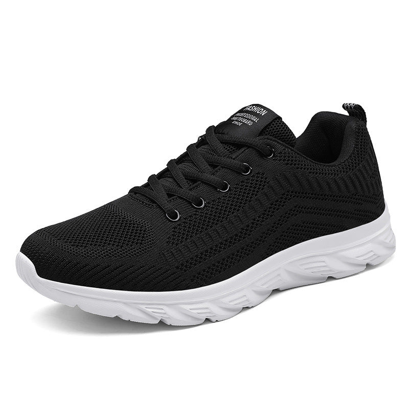 New Adult Spring and Summer Trendy Shoes Mesh Sports Casual Shoes Running Shoes Lightweight Mesh Shoes Male Students Cloth Shoes