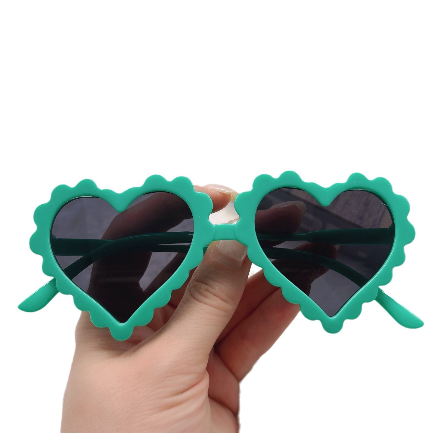 Children's Heart Sunglasses for Boys and Girls, Anti-Uv Sunglasses, Cute Girls, Peach Heart, Kidsren's Glasses Factory, Kidsren
