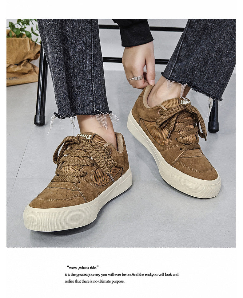 Shoes Men's 2025 Spring New Men's Shoes Korean Sports Casual Shoes All-match Niche Trendy Canvas Shoes Wholesale Cross-border