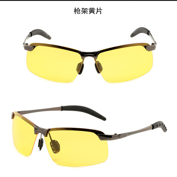 Polarized Glasses 3043 Color Changing Polarized Sunglasses Men's Fashion Fish Shooting Color Changing Glasses Outdoor Sports Sunglasses